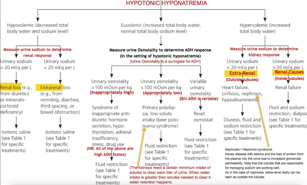 hyponatremia treatment at home